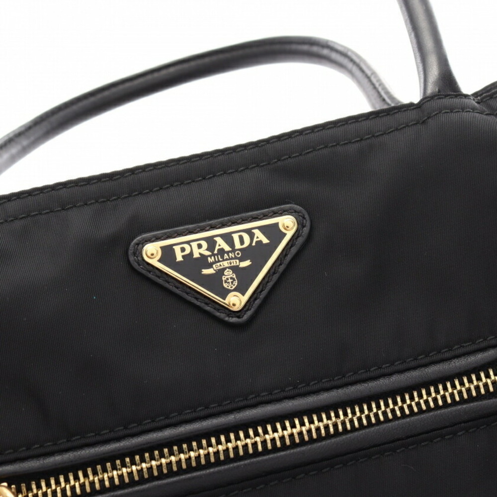 Prada Handbag Black Triangular Plate - image 5